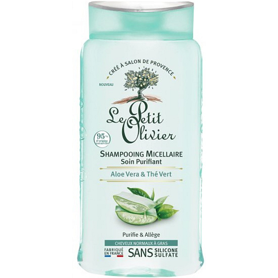 Le Petit Olivier Cleansing micellar shampoo for normal and fast lubricating hair 250 ml
