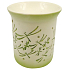 Porcelain aroma lamp with green dragonflies 11 cm