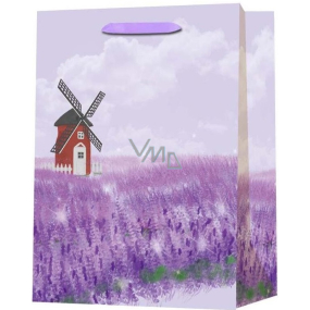 Emocio Gift paper bag 10 x 15 x 5 cm Provance Lavender, mill