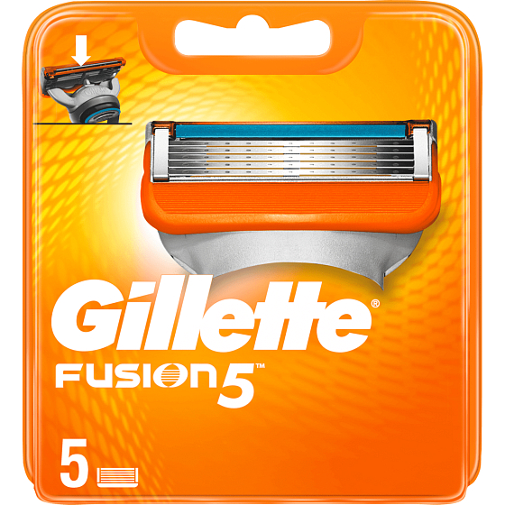 Gillette Fusion5 spare head 5 pieces, for men