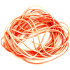 PlasticFar Elastics red diameter 60 mm 20 pieces