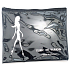 Ulric de Varens Cosmetic bag glossy black 19,5 x 15,5 cm