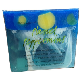 Bomb Cosmetics Planet Peppermint natural glycerin soap 100 g