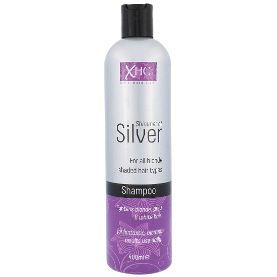 Xpel Shimmer of Silver silver shampoo for blonde and grey hair 400 ml