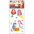 Tattoo Decals Four Mermaids 10,5 x 6 cm