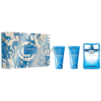 Versace Eau Fraiche Pour Homme eau de toilette 50 ml + aftershave balm 50 ml + shower gel 50 ml, gift set for men