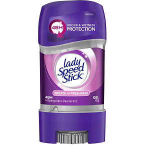 Lady Speed Stick antiperspirant gel Breath of Freshness, 65 g Lady Speed Stick antiperspirant gel Breath of Freshness, 65 g