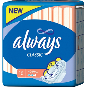 Always Classic Normal women's pads, 10 pcs