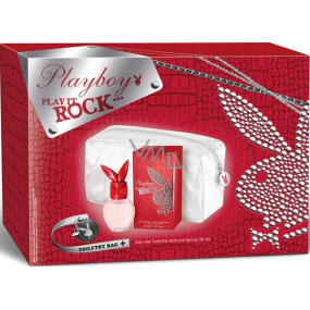 Playboy Play It Rock eau de toilette 30 ml + bag, gift set