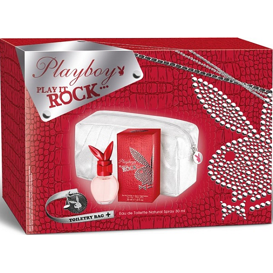 Playboy Play It Rock eau de toilette 30 ml + bag, gift set
