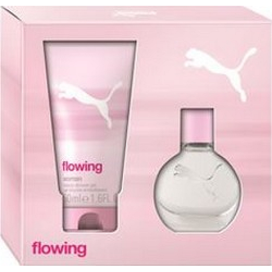 Puma Flowing Woman eau de toilette 20 ml + shower gel 50 ml, gift set