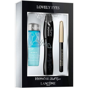 Lancome Hypnose Doll Eyes mascara black 6.5 ml + two-phase eye make-up remover 30 ml + black eye pencil 0.7 g, cosmetic set
