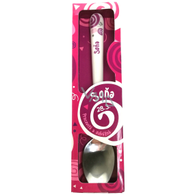 Nekupto Twister Spoon named Soňa pink 16 cm