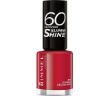 Rimmel London 60 Seconds Super Shine Nail Polish nail polish 310 Double Decker Red 8 ml