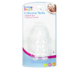 First Steps Silicone pacifier Medium 3 pieces