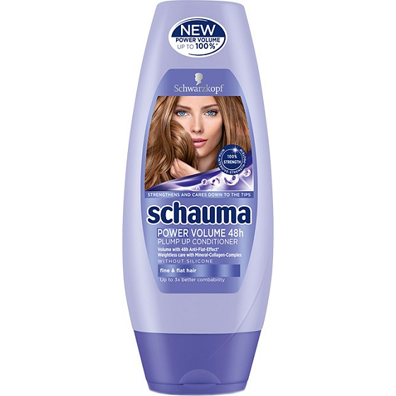 Schauma Power Volume 48h balm for a larger volume of fine and tangled hair 200 ml