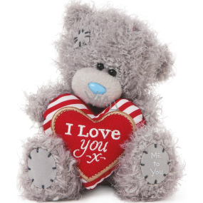 Me to You Teddy bear with a heart with the inscription I Love You 13 cm