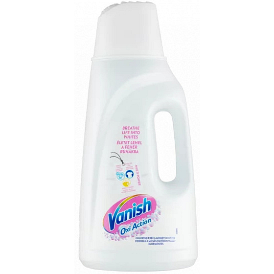 Vanish Oxi Action White liquid stain remover 20 doses 2 l