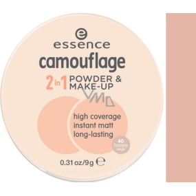 Essence Camouflage 2in1 powder and makeup 40 Honey Beige 9 g