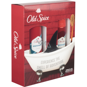 Old Spice White Water shower gel for men 250 ml + deodorant spray 125 ml, cosmetic set