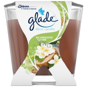 Glade Bali Sandalwood & Jasmine Scented Candle with Sandalwood from Bali and Jasmine, burn time up to 30 hours, 70 g