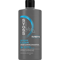 Syoss Men Clean & Cool Shampoo for Normal to Oily Hair, 440 ml