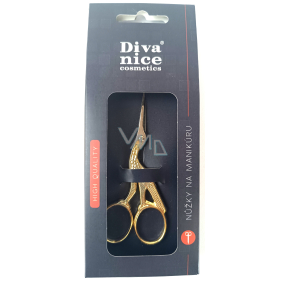 Diva & Nice Decorative manicure scissors 9 x 4 cm