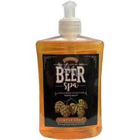 Bohemia Gifts Beer Spa extract from brewer's yeast and hops beer liquid soap 500 ml