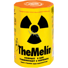 TheMelín pyrotechnics CE2 fountain 9 rounds 1 piece II. Danger class for sale from 18 years!