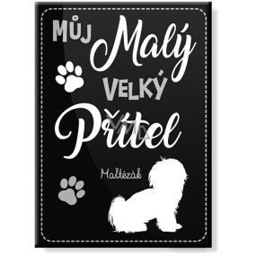 Nekupto Pets magnet Maltese 66 x 90 x 2 mm