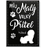 Nekupto Pets magnet Maltese 66 x 90 x 2 mm