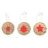 Jute balls, for hanging 6 cm 1 piece