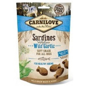 Carnilove Dog Sardines with copper garlic delicious semi-soft treat suitable for all dogs to retard aging 200 g