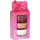 Heart & Home Pomegranate + Angelic Touch + Roses and Raspberries Soybean Scented Candle Burning Up to 12 Hours 3 x 36 g, Gift Set