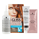 Schwarzkopf Gliss Color hair dye 7-7 Copper Dark Blonde 2 x 60 ml