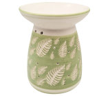 Aromalampa ceramic with leaves 16 cm