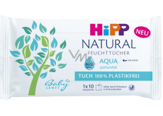 HiPP Babysanft Natural Aqua cleaning wet wipes without plastics for children 10 pieces