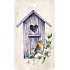 Bohemia Gifts Aromatic scented card Bird delicate and pure fragrance 11 x 6,3 cm