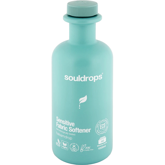 Souldrops Fabric Softener Sensitive Balsamdrop fabric softener for sensitive skin 40 doses 1 l