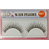 EyelaShes Artificial eyelashes with glue 027 Black 1 pair