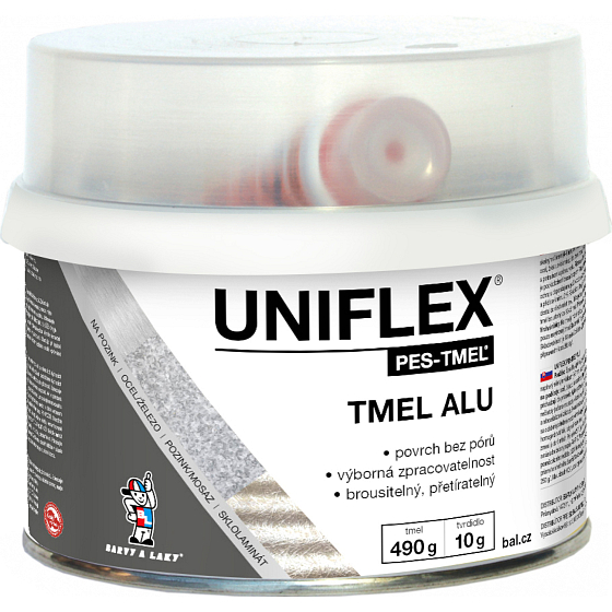 Uniflex PES-ALU filler for galvanized and light metals, 500 g