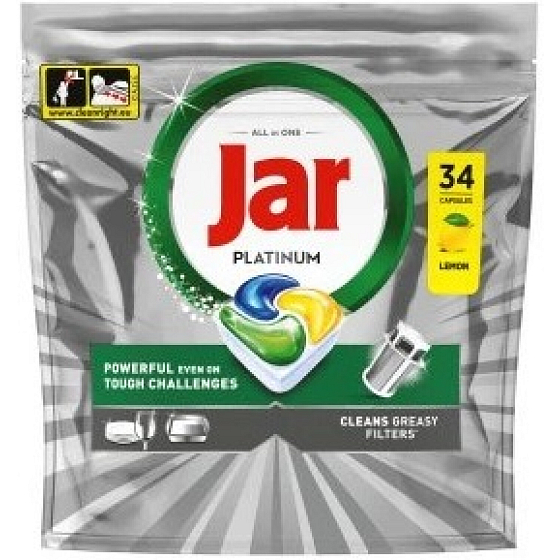 Jar Platinum Dishwasher Tablets, 34 pcs