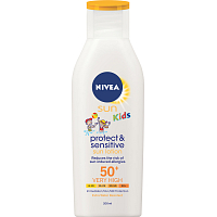 Nivea Sun Kids SPF 50+ Protect & Sensitive Children's Sunscreen Lotion, 200 ml