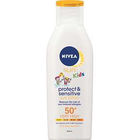 Nivea Sun Kids SPF 50+ Protect & Sensitive Children's Sunscreen Lotion, 200 ml