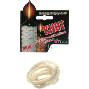Fire Knot cotton + glass fiber round designed for torches 9 mm / 50 cm 1 piece