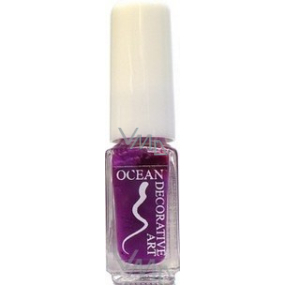 Ocean Decorative Art decorating nail polish shade 30 purple 5 ml