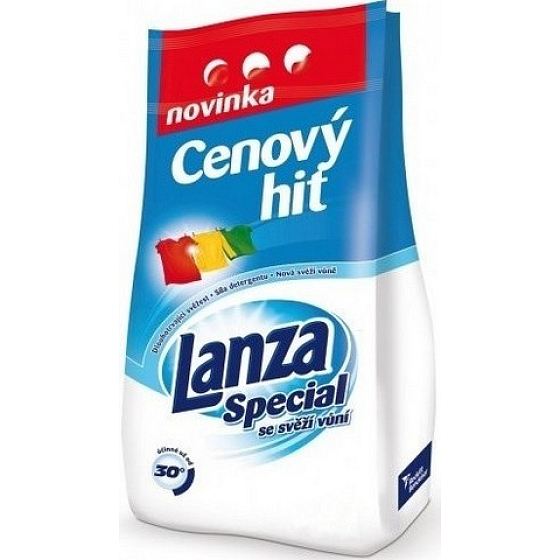 Lanza Special Compact with a fresh scent washing powder for permanent color laundry 80 doses of 8 kg