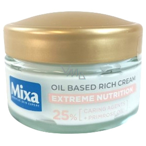 Mixa Extreme Nutrition rich nourishing cream with evening primrose oil and moisturizing ingredients 50 ml