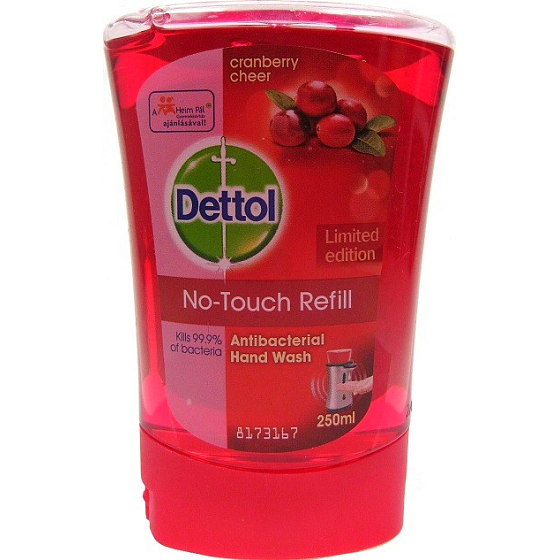 Dettol Cranberry Cheer soap for non-contact dispenser refill 250 ml