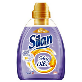 Silan Soft & Oils Care & Precious Perfume Oils Purple fabric softener concentrate 21 doses 750 ml
